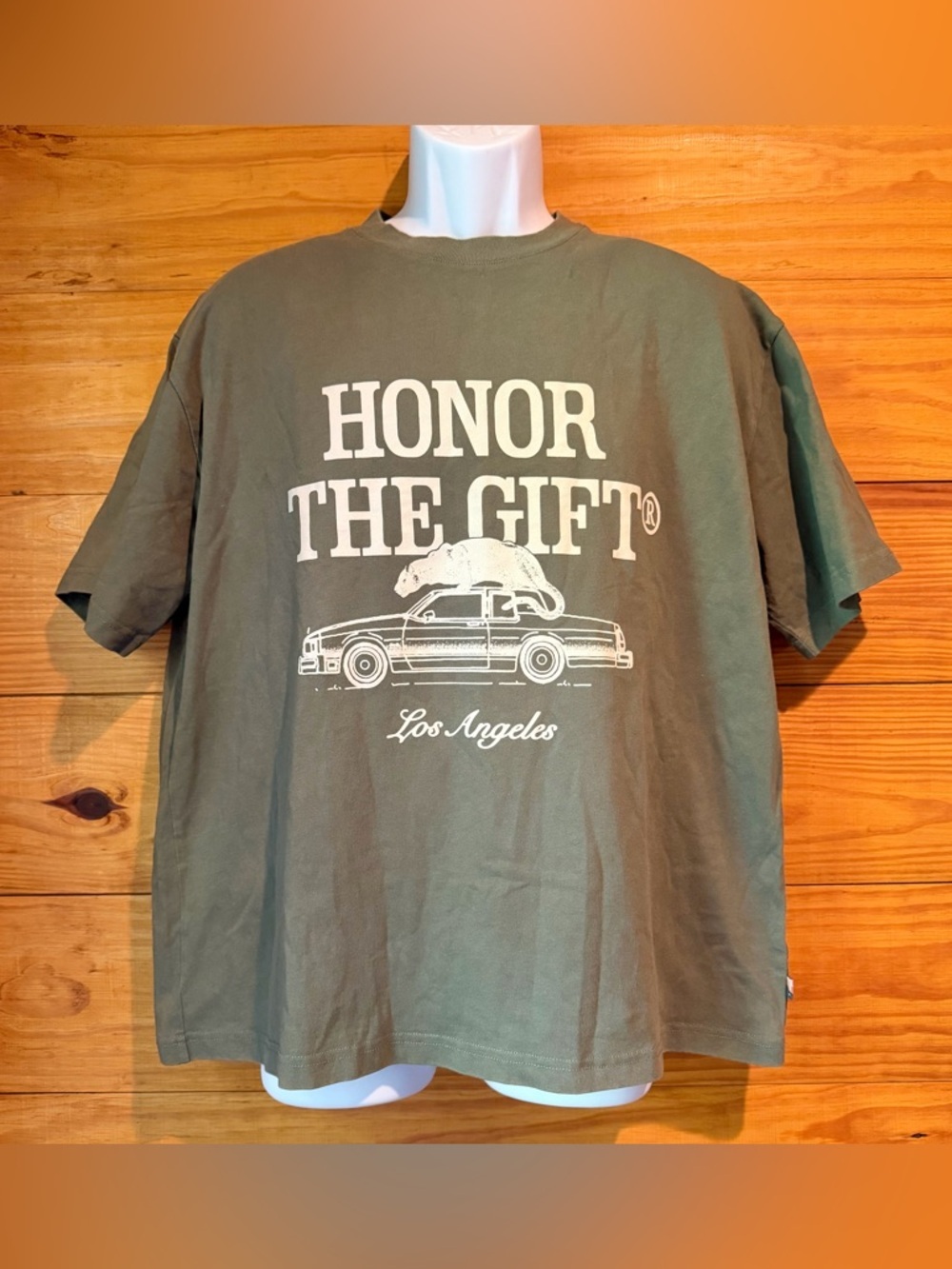 Honor The Gift HTG Men’s Pack Short Sleeve Tee Olive Green Large L Los Angeles - Picture 2 of 8